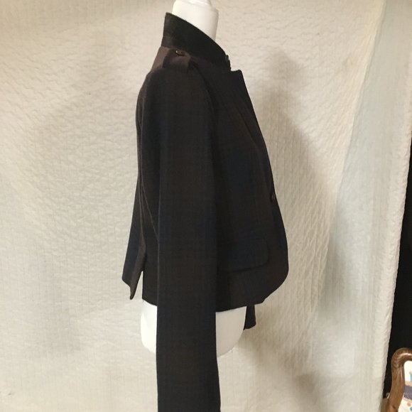 American Eagle Outfitters cropped plaid jacket - Picture 3 of 8